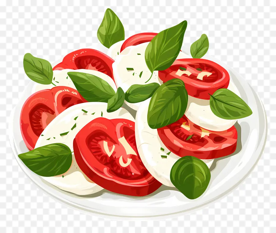 Caprese Salad，Irisan Tomat PNG