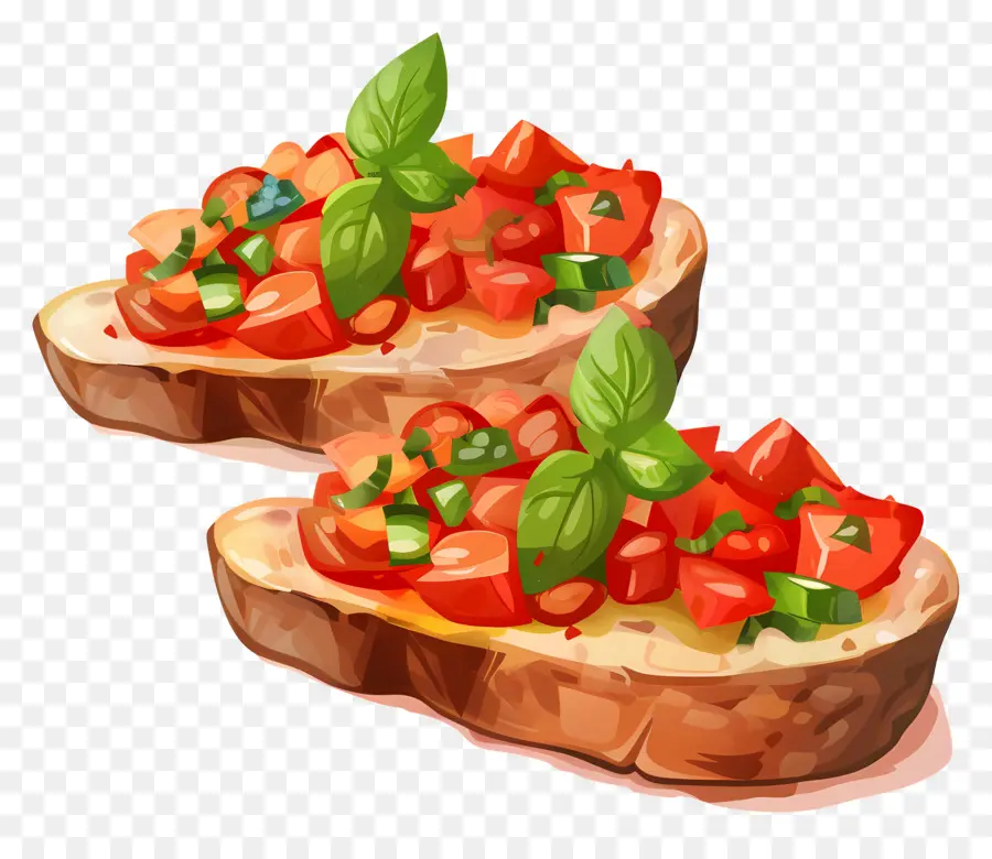 Bruschetta，Hidangan Pembuka PNG