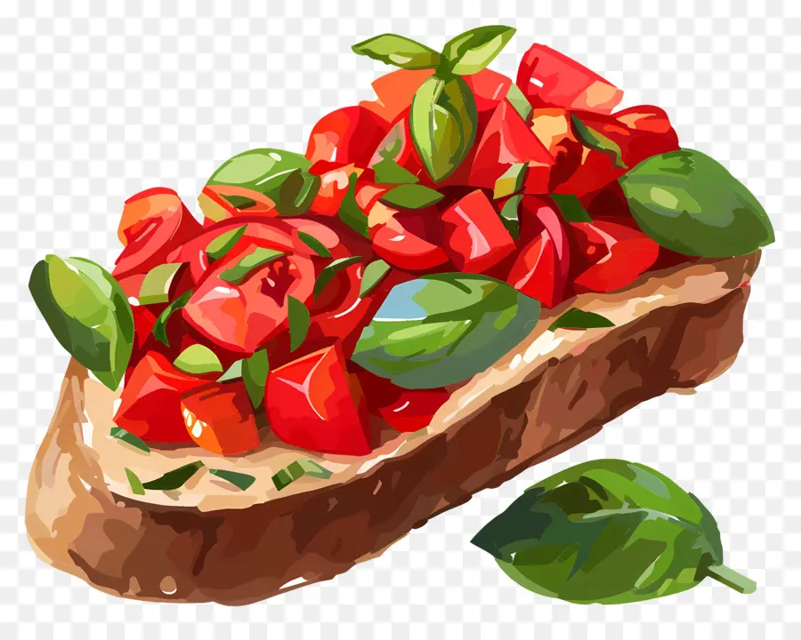 Bruschetta，Tomat PNG