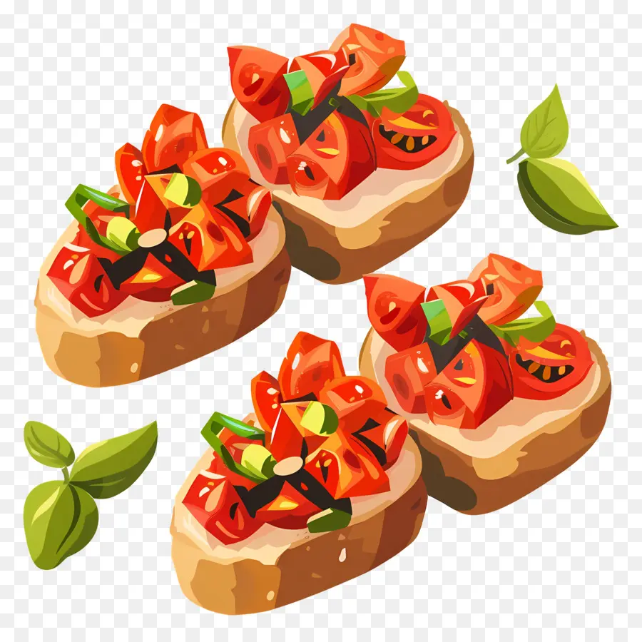 Bruschetta，Tomat PNG