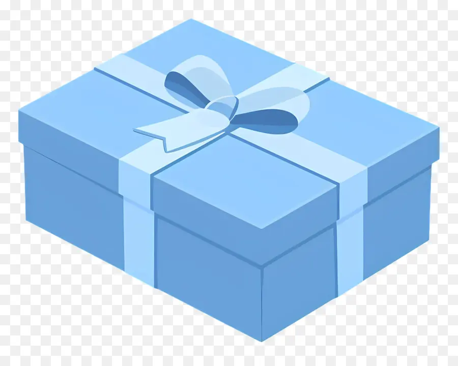 Kotak Hadiah，Biru Kotak Hadiah PNG