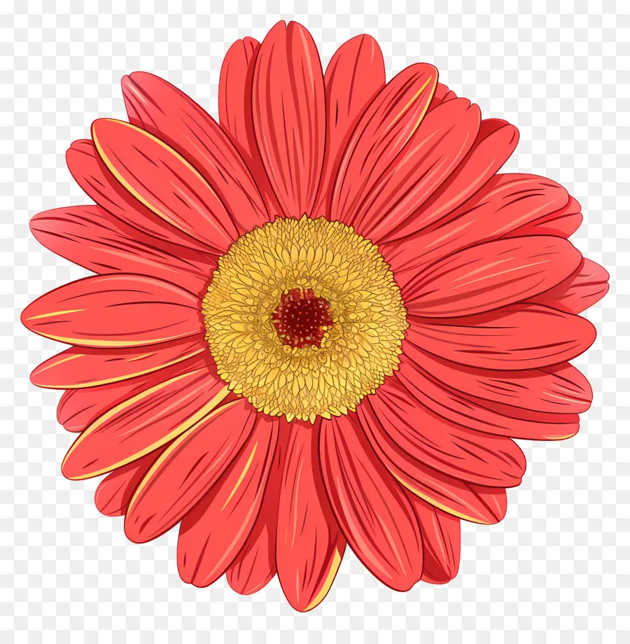 Bunga Gerbera Daisy，Bunga Merah Muda PNG