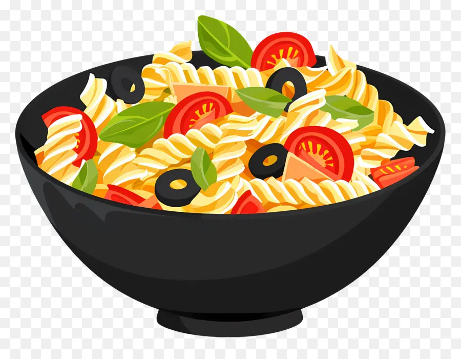 Salad Pasta，Salad Semacam Spageti PNG