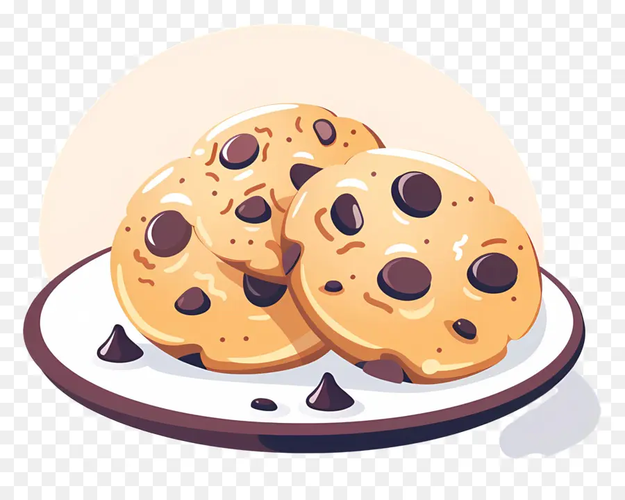 Cookie，Chocolate Chip Cookie PNG