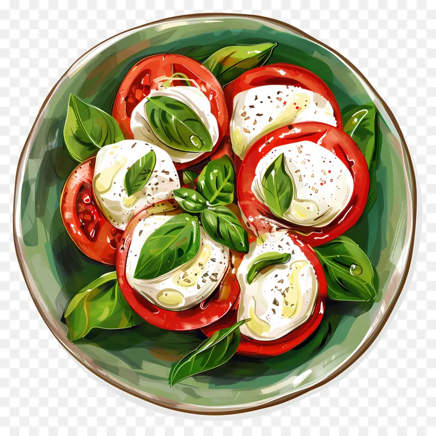 Caprese Salad，Tomat PNG