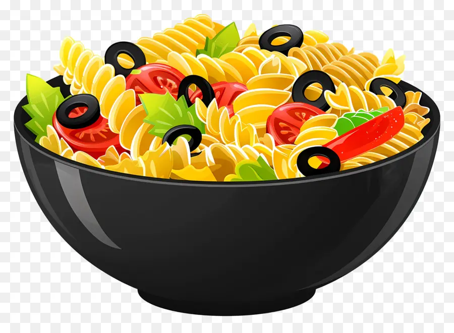 Salad Pasta，Salad Semacam Spageti PNG