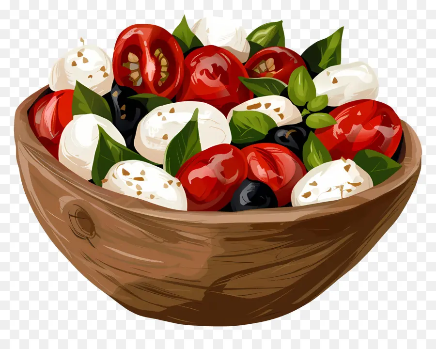 Caprese Salad，Keju PNG