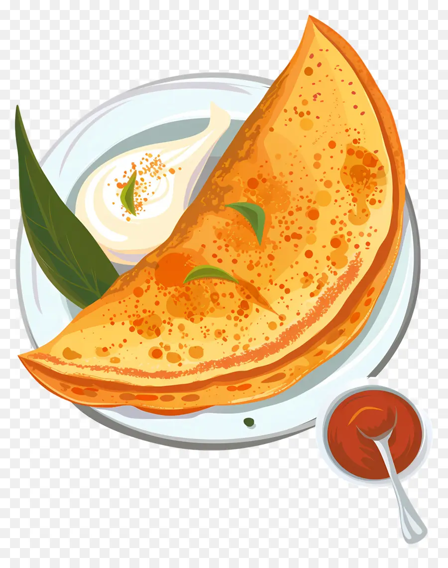 Dosa，Pancake PNG