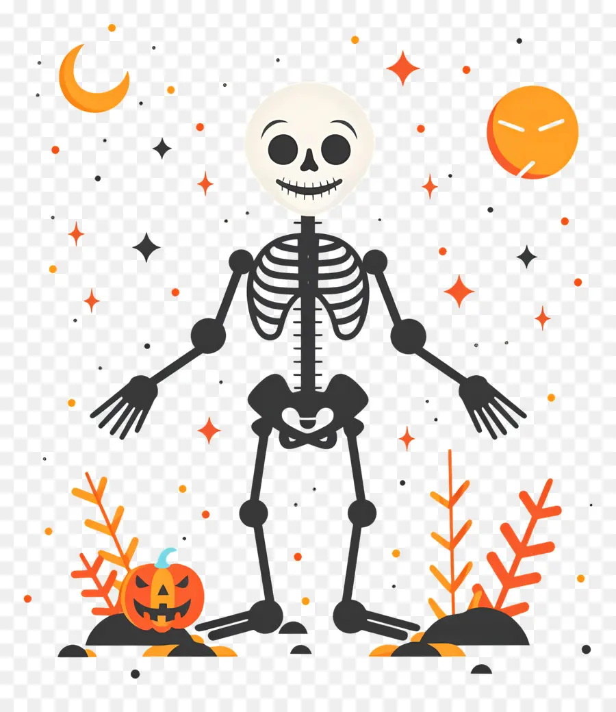 Kerangka Halloween，Kerangka PNG