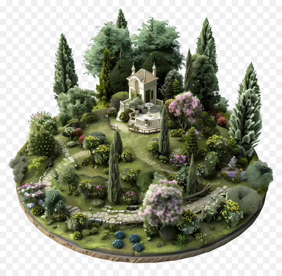 Taman Inggris，Taman Miniatur PNG