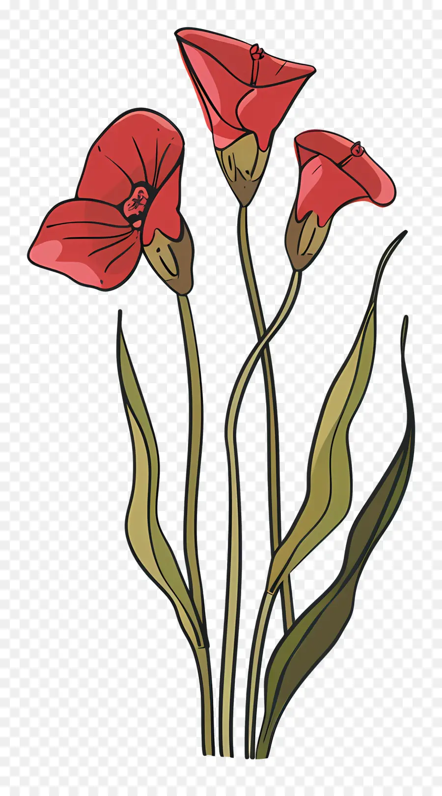 Pitcher Tanaman，Bunga Bunga Merah PNG