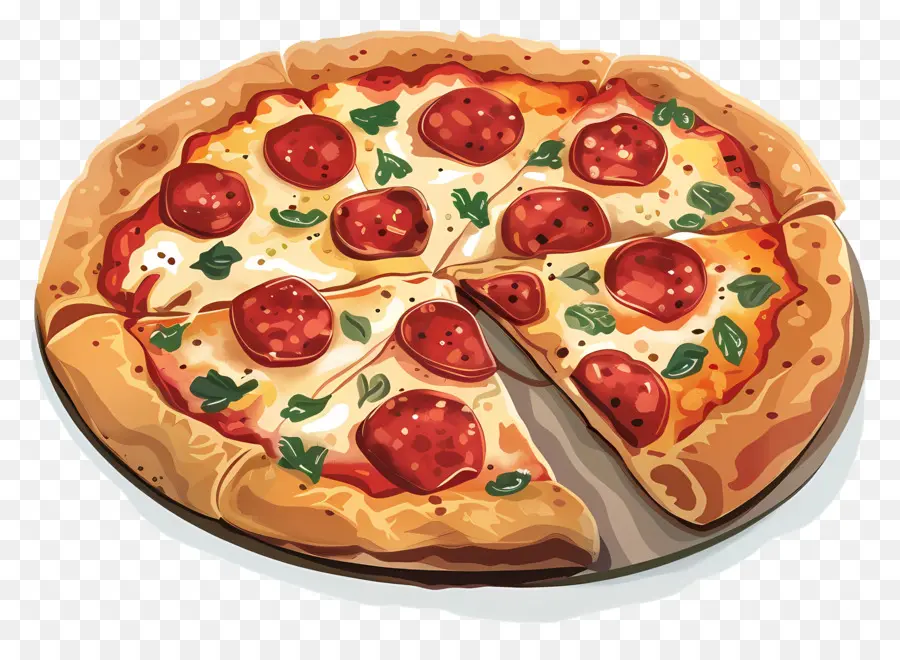 Pizza，Pepperoni PNG