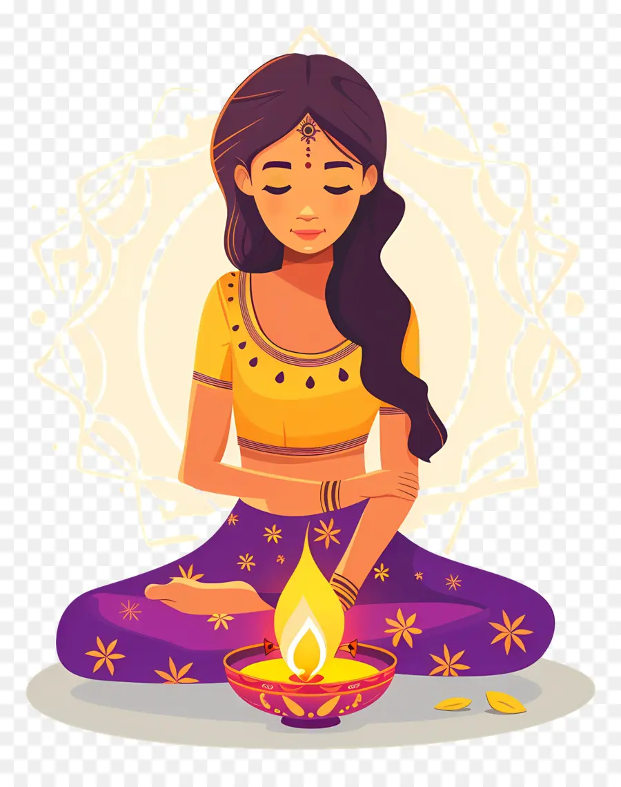 Diwali，Lotus Posisi PNG