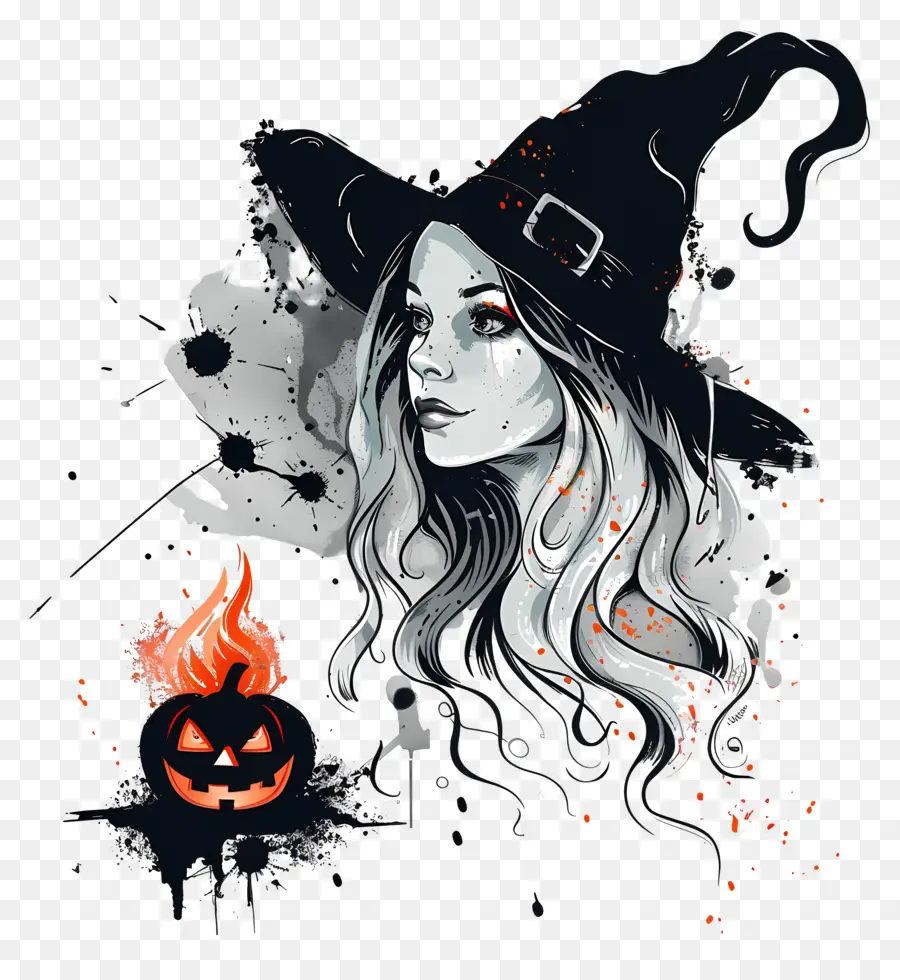 Halloween Penyihir，Penyihir PNG