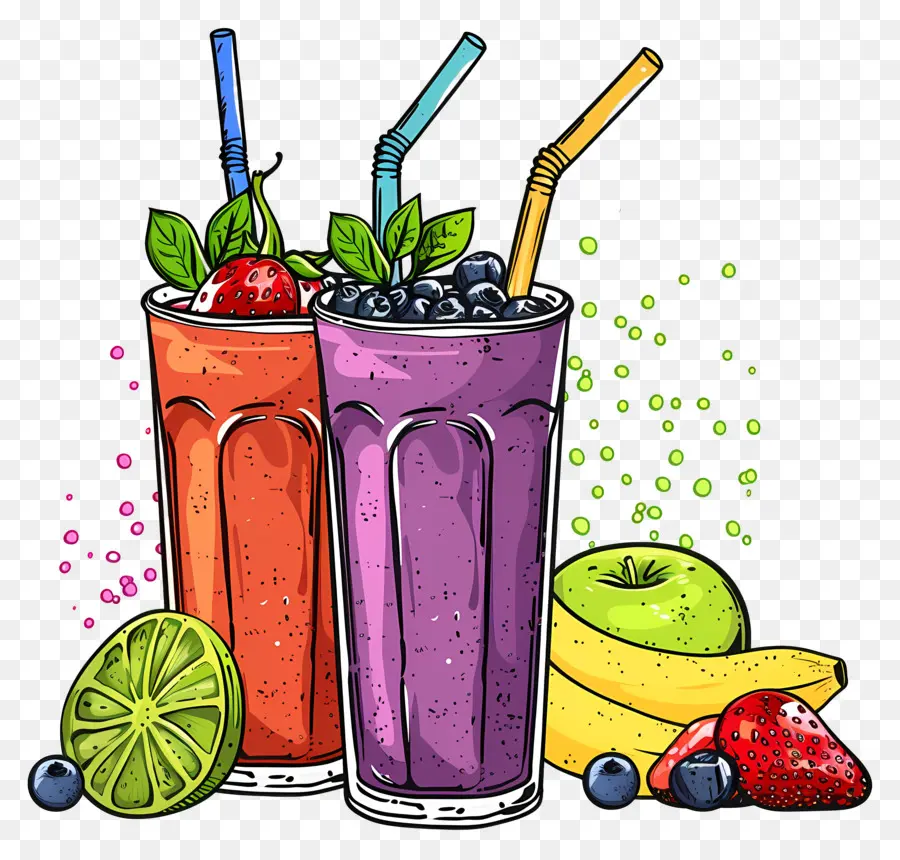 Smoothie，Smoothie Buah PNG