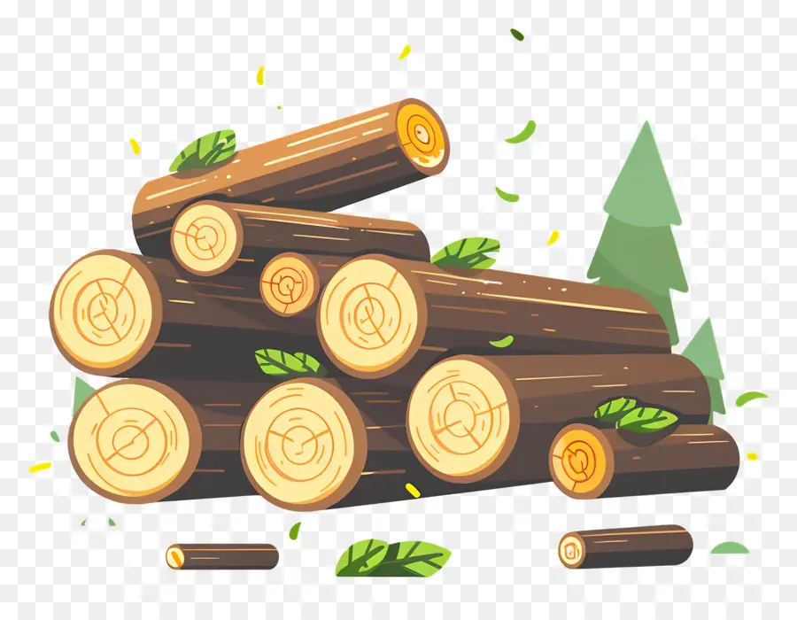 Tumpukan Log，Log PNG