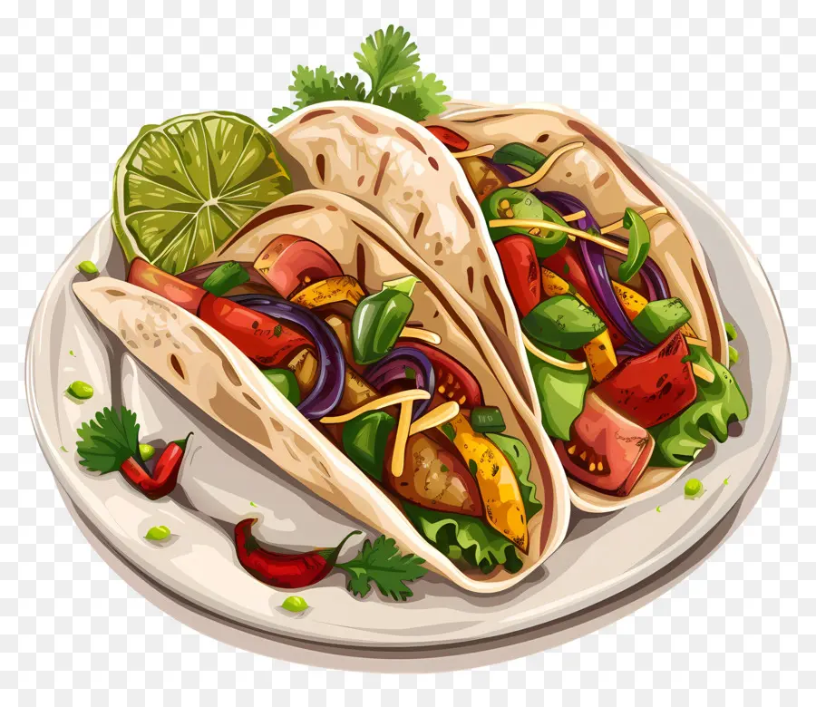 Fajitas，Taco PNG