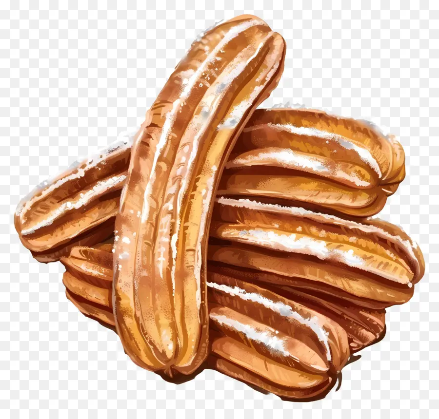 Churros，Makanan Penutup Spanyol PNG