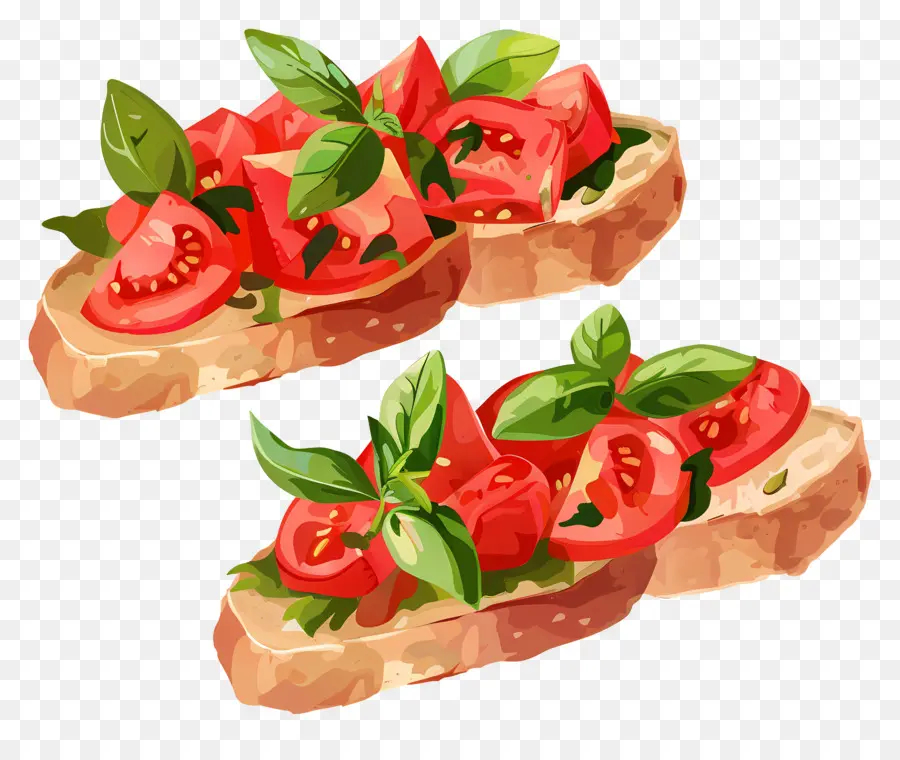 Bruschetta，Tomat PNG