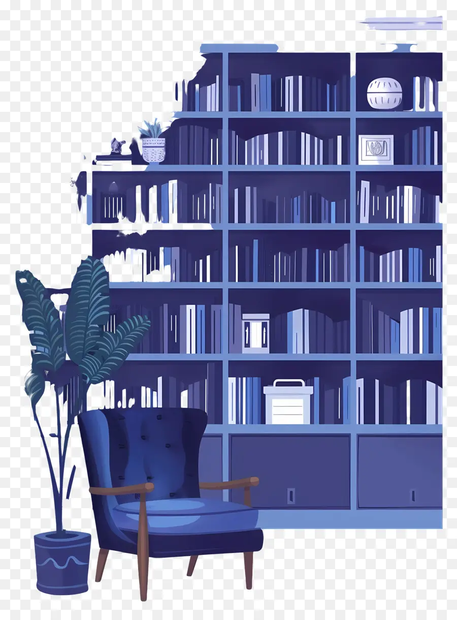 Perpustakaan，Rak Buku PNG