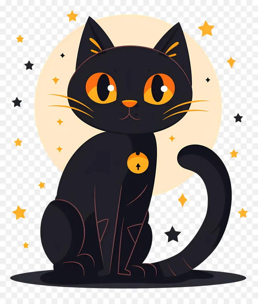 Kucing Halloween，Kucing Hitam PNG