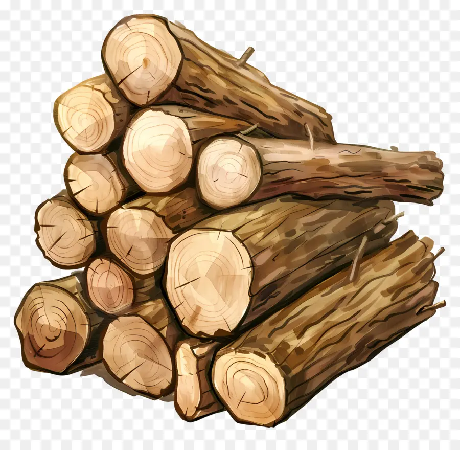 Tumpukan Log，Log PNG