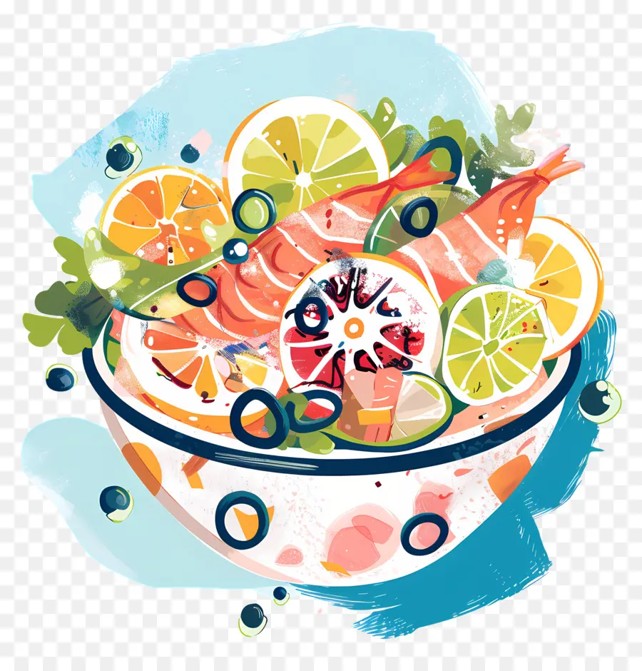Ceviche，Salad PNG