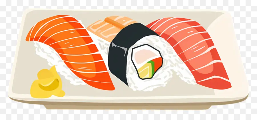 Sushi，Jarak Dekat PNG