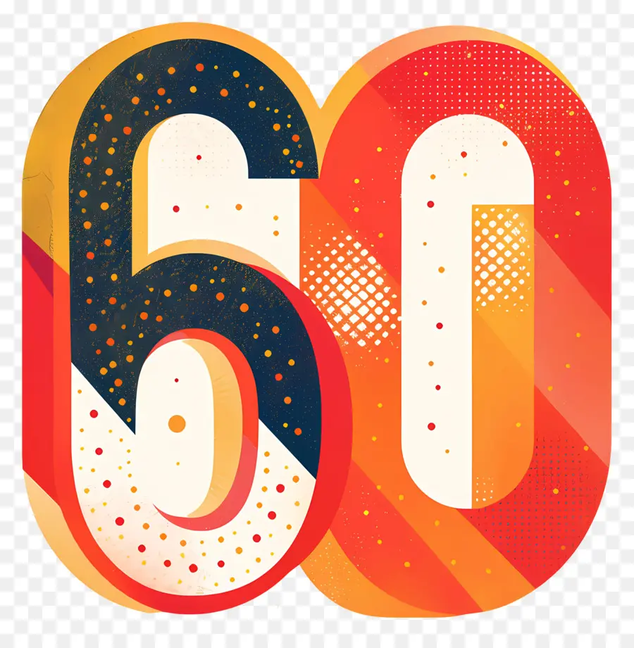 Nomor 60，Ulang Tahun Ke 60 PNG