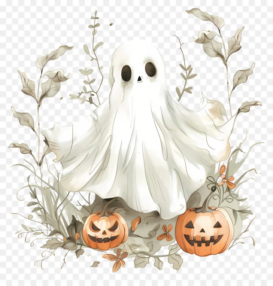 Halloween Hantu，Halloween PNG