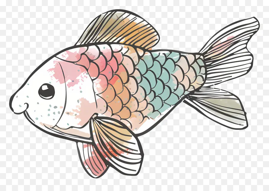 Kartun Ikan，Timbangan Pelangi PNG
