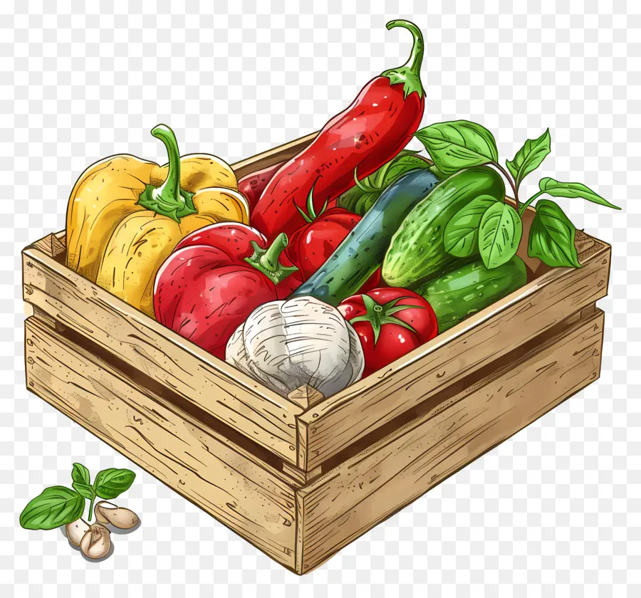 Sayur Box，Sayuran Berwarna  Warni PNG