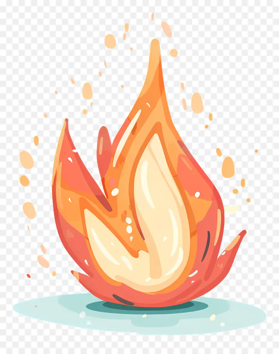 Kartun Kebakaran，Api PNG