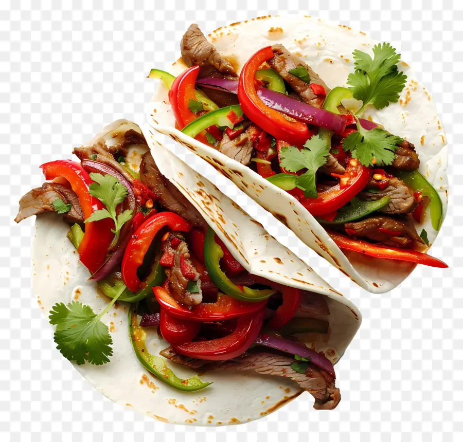 Fajitas，Taco PNG