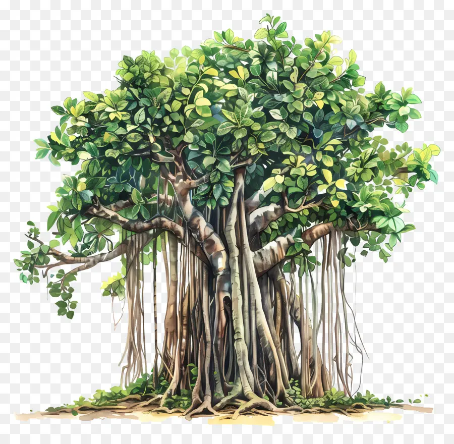 Pohon Beringin，Pohon Tropis PNG