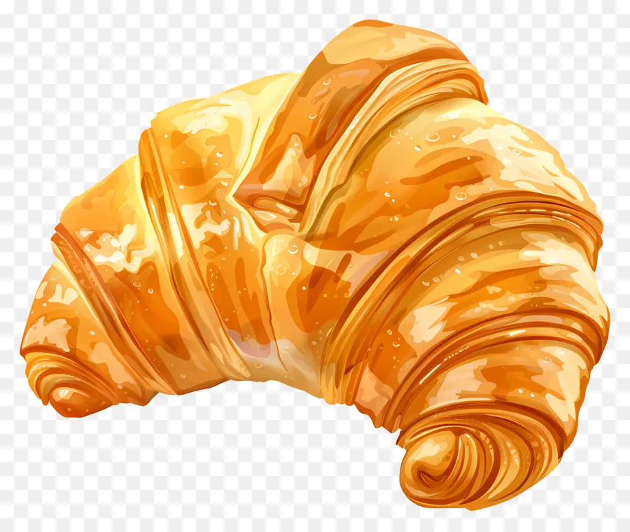 Croissant，Kue Kering PNG