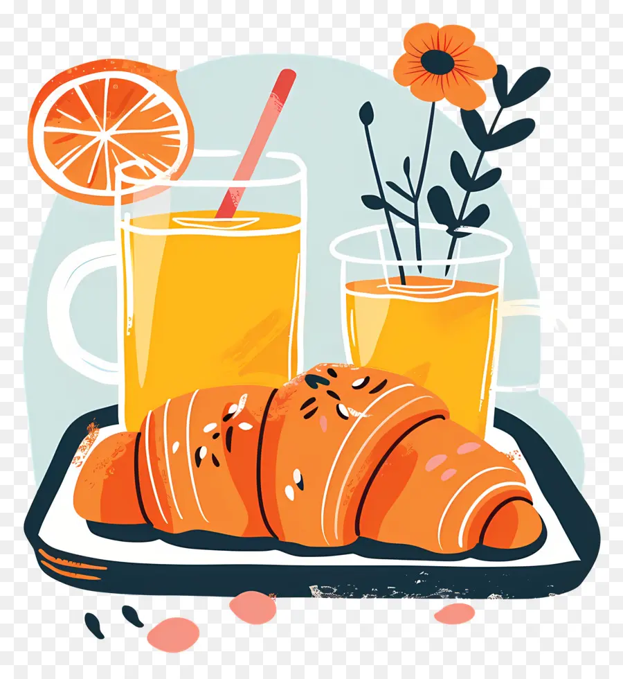 Sarapan，Croissant PNG