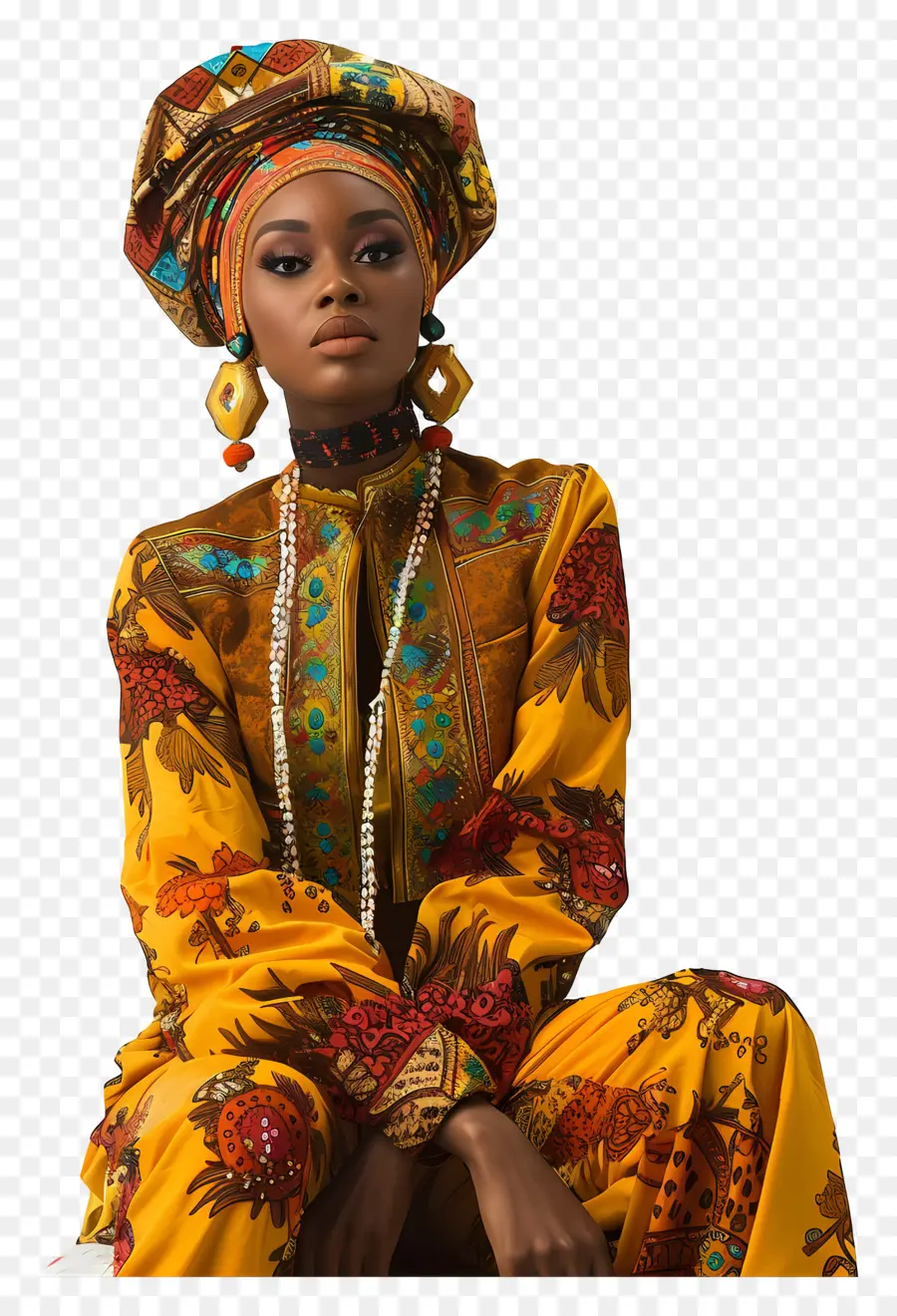 Wanita Afrika，Afrika Fashion PNG