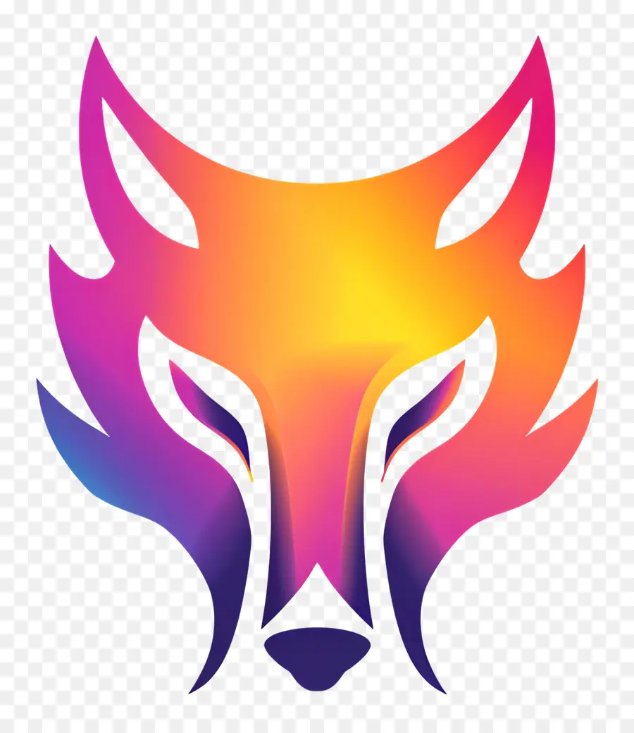 Desain Yang Sederhana，Desain Logo Fox PNG