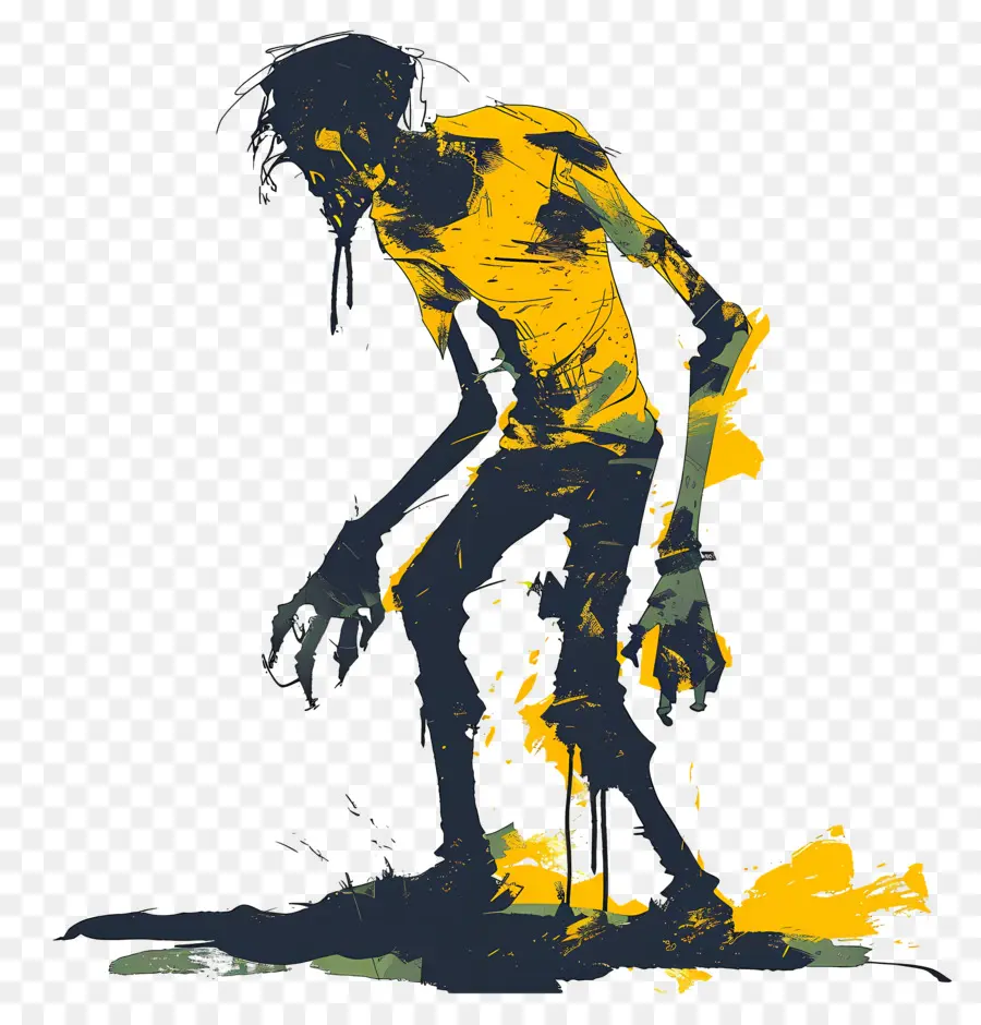 Zombie，Seni Abstrak PNG