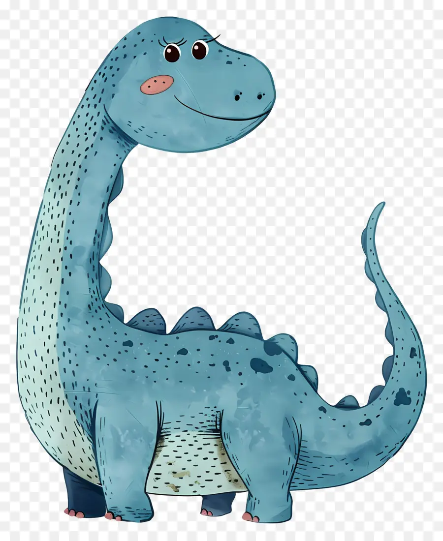 Kartun Dinosaurus，Biru Dinosaurus PNG