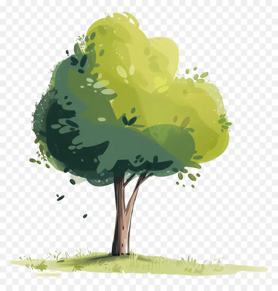 Kartun Pohon，Pohon PNG