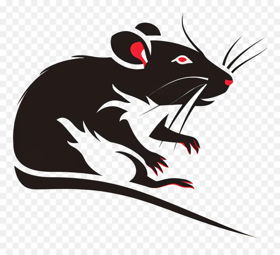 Desain Sederhana，Tikus PNG