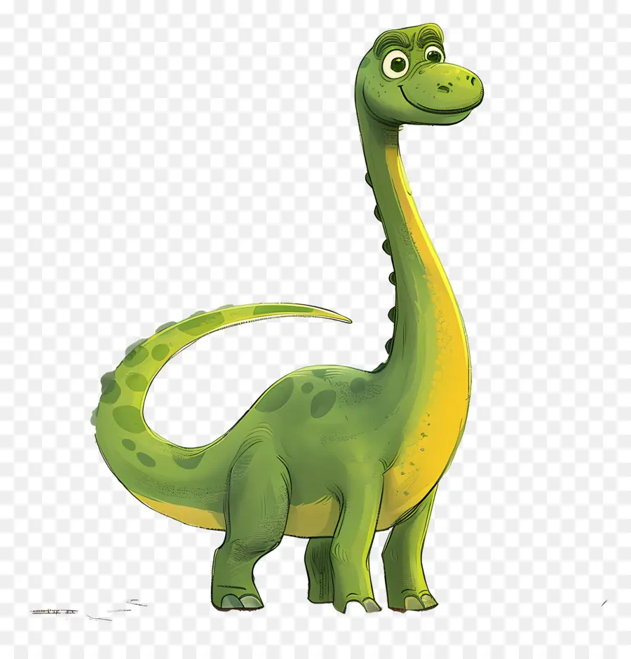 Kartun Dinosaurus，Dinosaurus Hijau PNG