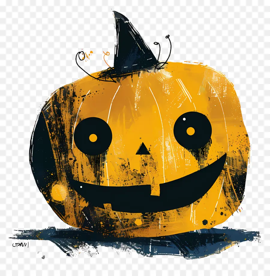 Jack O Lentera，Labu Kuning PNG