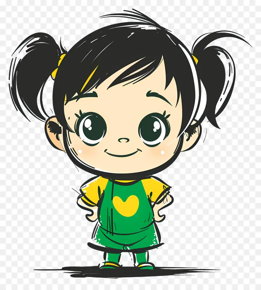 Kartun Bayi Perempuan，Karakter Kartun PNG