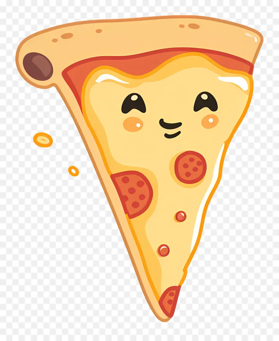 Lucu Pizza，Pizza Dengan Wajah PNG