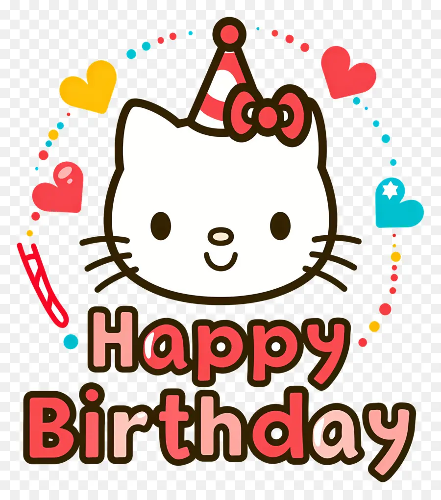 Selamat Ulang Tahun，Kucing PNG