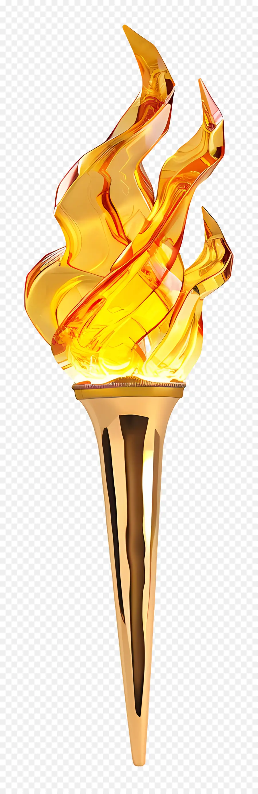 Obor Olimpiade，Patung Api PNG