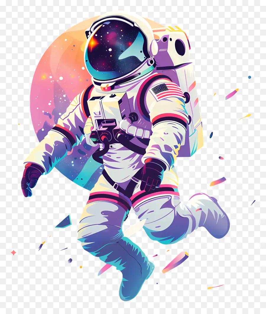 Astronot Mengambang，Astronot PNG